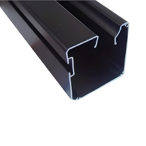 Integrated Handle Full Overlay <b>Aluminum</b> Cabinet Door, 6063 <b>Aluminum</b> Furniture Profile by Vietnam Manufacturer - Product Image 1