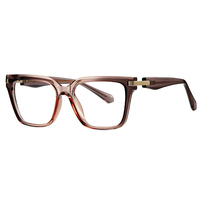 92612 Gafas de Sol Vintage para Mujer, Montura Grande, Protección Contra Luz Azul, Lentes con Degradado de Moda, Monturas Ópticas TR90 para Uso Diario