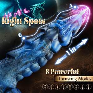 Özel Şekilli Yumuşak Sıvı Silikon Kauçuk %100 Su Geçirmez Çevre Dostu Taşınabilir Yetişkin Seks Oyuncağı Vibratör 8 Hızlı Teleskopik - Product Image 2