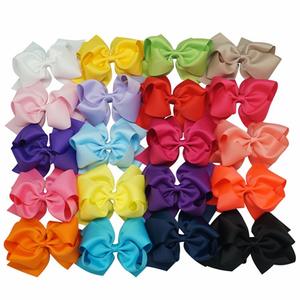 40 couleurs, nœuds pour cheveux de <span class=keywords><strong>4</strong></span> pouces pour filles, ruban gros-grain, accessoires pour cheveux pour la rentrée scolaire, avec pinces alligator pour <span class=keywords><strong>b</strong></span>é<span class=keywords><strong>b</strong></span>és et enfants - Product Image 4