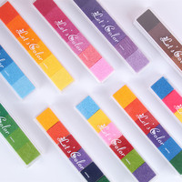 Lot de tampons encreurs miniatures dégradés 6 couleurs, lavables et sûrs, pour empreintes digitales, pour enfants, bricolage, tamponnage en caoutchouc, scrapbooking, art
