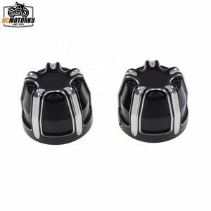 Tapa de la tuerca del eje delantero de la motocicleta para <span class=keywords><strong>Harley</strong></span> Sportster XL, Touring, Softail, Dyna, Fat Boy, V-<span class=keywords><strong>Rod</strong></span>, Glide 883 <span class=keywords><strong>1200</strong></span> - Product Image 3
