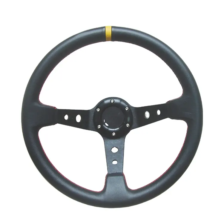 CNBF Customization Universal Volante 350mm For Car PVC Steering Wheel