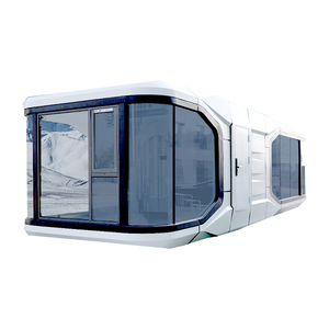 Bon prix Maison mobile capsule spatiale <span class=keywords><strong>Petite</strong></span> maison moderne préfabriquée Maison <span class=keywords><strong>en</strong></span> conteneur Camping Pod - Product Image 4