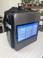 Pantalla de mochila LCD de 18,5 pulgadas, reproductor de publicidad Android, cartelera para caminar humano al aire libre para llevar, entrega para llevar