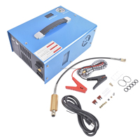 Kompresor Udara PCP 12v 4500Psi 30mpa 300Bar 350w Pompa Udara PCP Elektrik dengan Transformator Submersible