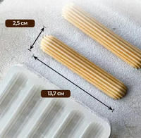Moule de cuisson en silicone pour 6 éclairs au chocolat, desserts, longs gâteaux en forme de doigt, ustensile de pâtisserie pour la cuisine