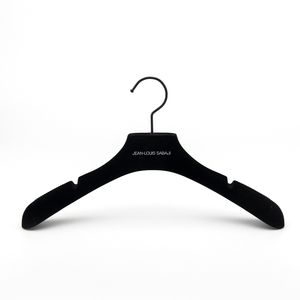 <span class=keywords><strong>Cintres</strong></span> multifonctionnels en velours pour vêtements, logo personnalisé, cintre antidérapant pour armoire - Product Image 4