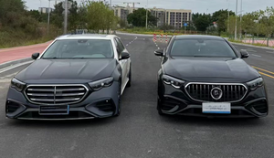 Kit Carrozzeria di Qualità per Mercedes Benz 2009-2016 <span class=keywords><strong>W212</strong></span> Aggiornamento a W214 Stile <span class=keywords><strong>AMG</strong></span> E53 Paraurti Cofano Fari Installazione Senza Tagli - Product Image 5