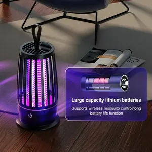 Wholesale Portable Wired/<b>Wireless</b> Fly Trap Smart Home Mosquito Killer <b>Lamp</b> for Indoor/Outdoor Use Silent Bedrooms - Product Image 2