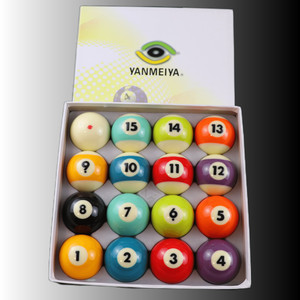 Bolas de Billar Americanas Yanmeiya, Juego de 16 Bolas de Resina de Tamaño Estándar para Aficionados - Product Image 4