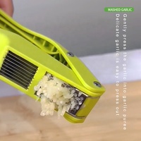 Presse multifonctionnelle pour la cuisine, outil de cuisine facile à nettoyer, presse-ail, râpe, outil créatif à double usage pour les légumes