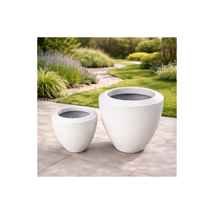Macetas de Fibra de Vidrio Ecológicas, Ligeras y Sostenibles, de Diseño Nuevo, Precio al por Mayor, Talladas a Mano, Decoración para el Hogar y el Jardín - Product Image 1
