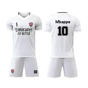 LUSON individuelles bequemes Herren Fußballtrikot Fußballuniform individuelles Fußballtrikot Mbappe individuelle Fußballbekleidung