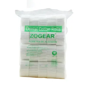 Dental Cotton Roll CW001 ZOGEAR 10x38mm Dental Disposable Consumable High Absorbent Cotton Roll Dental