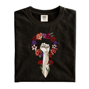 T-shirt Floreale da Donna a Maniche Corte Girocollo 100% Cotone con Stampa Casual Primaverile Estiva Colori Aziendali - Product Image 1