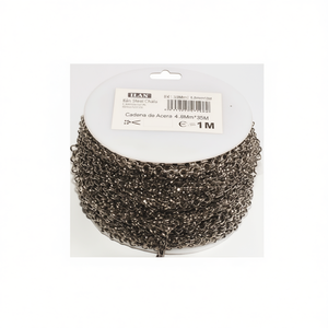 Catena in acciaio Iln 4,8 mm x 35 m colore bianco K per artigianato e creazione di gioielli - Product Image 3