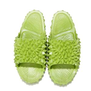 Sendal Bosirui Bentuk Durian Wanita, Sandal Luar Ruangan & Dalam Ruangan Bentuk Buah, Sandal Kamar Mandi EVA Datar Anti Selip Tahan Air Ringan Unik - Product Image 2