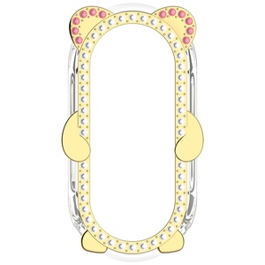 Accessoires pour montre connectée : Coque de protection rigide en PC ajouré avec motif petit ours et diamants pour <span class=keywords><strong>Xiaomi</strong></span> Mi Band 10 9 8 - Product Image 6