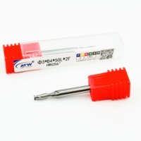 Fresa de carburo 1/4 1/2 3/8 Fresa 2F, fresa de extremo de compresión arriba y abajo, broca de enrutador CNC para carpintería