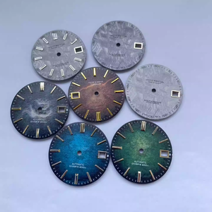 Bộ phận thay thế máy đồng hồ bằng thép không gỉ nhiều màu, mặt số 28,5mm, dòng NH35/36, chống nước, kim chỉ giờ - Product Image 5