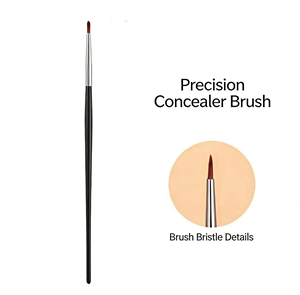 Pincel de Maquillaje de Precisión con Punta Fina para <span class=keywords><strong>Corrector</strong></span> y Delineador, Pelo Sintético, Mango de Madera, para Detalles y Rincón de Ojos, T22, Marca Privada - Product Image 5