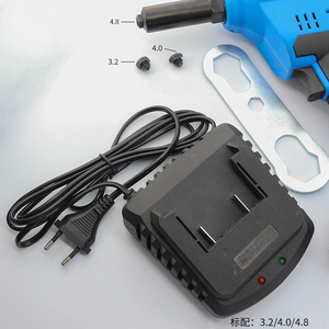 Pistola Remachadora Inalámbrica de 18V con Batería Sin Escobillas, Herramienta de Remachado de 3.0-4.8 mm - Product Image 3