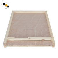 Équipement Apicole Ruche Langstroth Non Assemblée Boîte à Ruche pour Abeilles 2 Couches