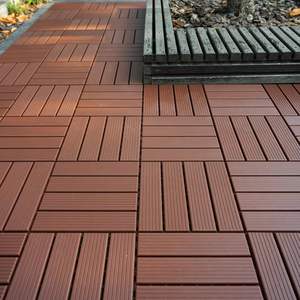 SHENGCHENG Plastic Interlocking Deck <b>Tiles</b> 12"x12"inch Waterproof Outdoor Flooring Patio Floor Exterior Balcony Decking <b>Tiles</b> - Product Image 3