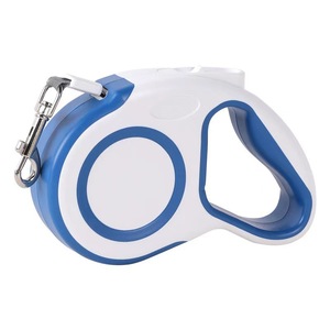 Laisse rétractable automatique pour chien, corde de traction télescopique de 3m 5m pour promener les animaux de compagnie, avec matériau ABS, design couleur unie - Product Image 5