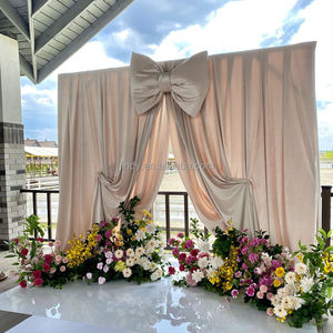 ฉากหลังงานแต่งงาน ตกแต่งเวทีงานปาร์ตี้ ผนังตกแต่ง <span class=keywords><strong>ผ้า</strong></span><span class=keywords><strong>ม่าน</strong></span>ไหมน้ำแข็ง 3*3 เมตร <span class=keywords><strong>ผ้า</strong></span><span class=keywords><strong>ม่าน</strong></span>ฉาก<span class=keywords><strong>หลัง</strong></span>งานแต่งงานสำหรับงานเลี้ยงฉลองแต่งงาน - Product Image 6