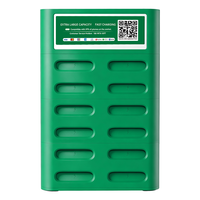 Solution de location de batteries externes partagées, charge rapide, compacte et portable, usine propre, application de marque