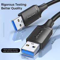 Cable de Extensión USB 3.0 de PVC Trenzado Macho a Macho Jasoz de 0.5m-3m