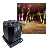Machine à étincelles froides de haute qualité à double tête rotative à 360°, télécommande 6CH DMX 1300W pour scène et mariage