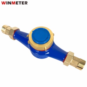WINMETER DN32 マルチジェット乾式ダイヤル式 R160 鋳鉄製 IP68 外部調整式 CE認証 クラスB 水道メーター - Product Image 1