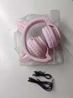 Usine BSCI mignon et charmant casque pour enfants casque sans fil pour enfants avec oreille de chat enfants s'allument pour Fire Tablet/Laptop/Pad