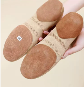 Scarpe da Danza Unisex Traspiranti, Antiscivolo per Interni, <span class=keywords><strong>Comode</strong></span> per Allenamento Yoga, Suola Morbida in Raso, Elasticizzate, Tipo Ballerina - Product Image 5