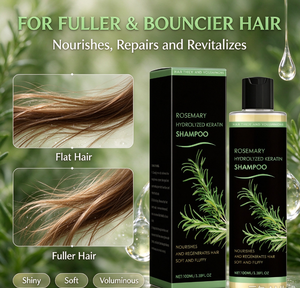 Shampoo épaississant à la rosemary – Soin capillaire botanique nourrissant, hydratant et volumisant, directement de l'usine - Product Image 6