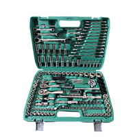 Kit d'outils à main pour la maison et la réparation automobile, 151 pièces, avec coffret de rangement