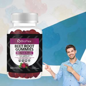 OEM ODM 60 hitungan ekstrak Vegan non-gmo Tart ceri suplemen <span class=keywords><strong>Blackcurrant</strong></span> bubuk bit lembut Gummies untuk dewasa - Product Image 1