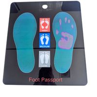 Coussinets de pied de pression de pied de 12 couleurs pour feuille de cristal liquide