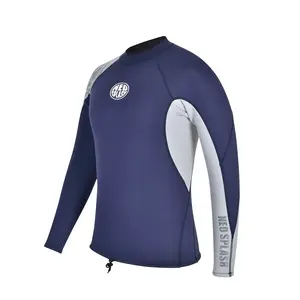 Beach 1.5 MM-2MM Neoprene With Super Stretch Fabric Long Sleeve Grey Wetsuits Men Diving Suit Surfing Wetsuit