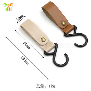 Outdoor camping storage rack hooks, PU triangular hooks, road trip hanging rope <b>buckles</b>, cookware hooks, storage <b>clips</b>. - Product Image 5