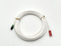 Cordon de raccordement à fibre optique à noyau unique avec connecteurs SC et LC Utilisation en intérieur pour les réseaux 3G 4G WiFi 5G et l'équipement FTTH