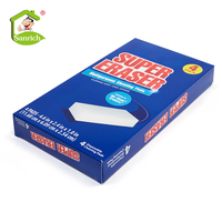 Mousse de mélamine Nano forme personnalisée gomme fabriquée en chine absorbant l'eau nettoyage de sol éponge magique blanche