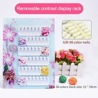 Angnya — boîte de présentation de vernis et de faux-ongles, 36 couleurs, bassin amovible pour Salon, Salon, magasin, nouveau Design