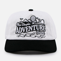 Casquette de baseball et de hockey non structurée à visière courte, bicolore, style vintage années 90, avec logo brodé personnalisé, certifiée BSCI, vente en gros