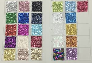 ขายส่งที่กําหนดเอง RXF0725 แฟชั่นหรูหรา Sliver โพลีเอสเตอร์ที่มีสีสันเย็บปักถักร้อยหนาแน่นเลื่อมตาข่ายผ้า Tulle สําหรับชุดอาหารค่ํา - Product Image 6