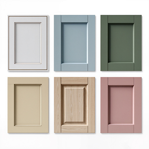 Puertas de Gabinetes de Cocina Americanas y Victorianas de Madera/PVC de VC <span class=keywords><strong>CUCINE</strong></span>, Fábrica de Foshan con 15 Años de Experiencia, Certificación ISO14001, 2 Años de Garantía - Product Image 5
