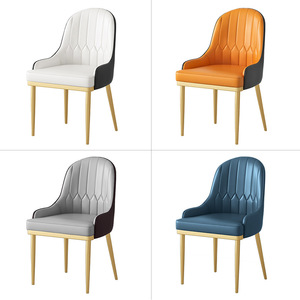 Chaise rembourrée en tissu tendance avec dossier rotatif, siège multifonctionnel pour la maison, le bureau, la salle à manger - Product Image 4